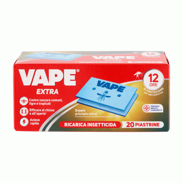 RICARICA PIASTRINE VAPE EXTRA 20 PZ.