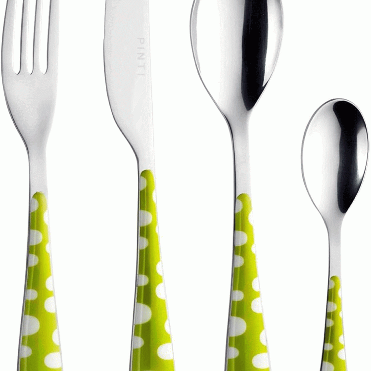 SERVIZIO POSATE BOLLICINE 24 PZ. PINTINOX