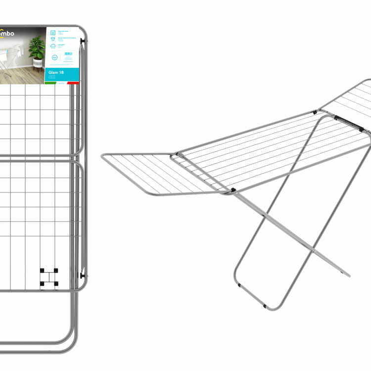 Stendibiancheria Acciaio GLAM